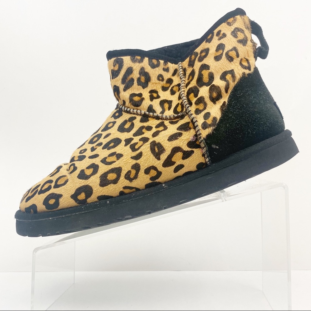 Ugg Classic Leopard Mini Boots Size 10 - Picture 5 of 8